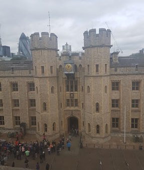 visiting london tower with kids