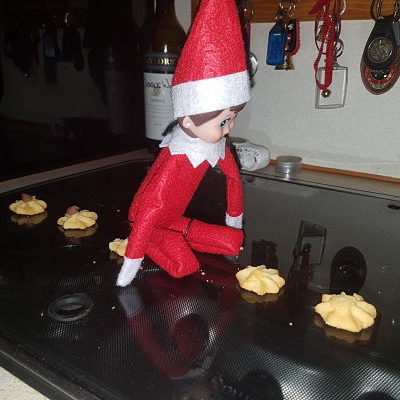Elf on the Shelf on the Road