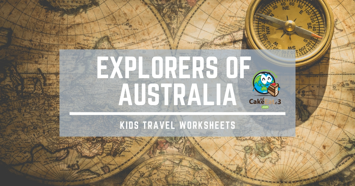 Australian explorer worksheets