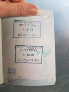 visa stamp hutt river province