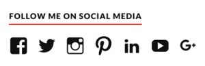 social media follow buttons on your website