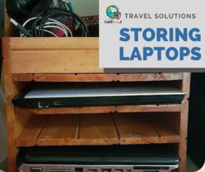 laptop storage in motorhome